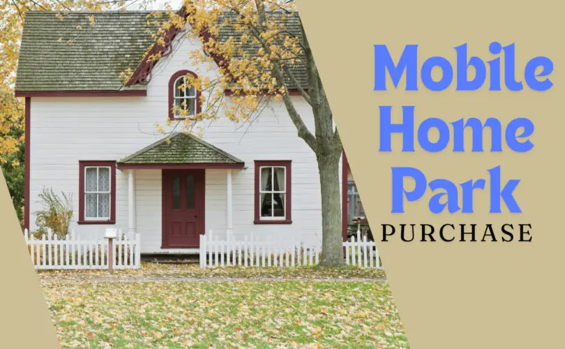 how to buy a mobile home park with no money